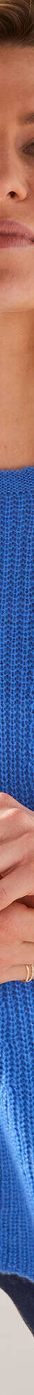 Pull évasé, maille anglaise toucher doux (bleu lavande) Pull évasé, maille anglaise toucher doux (bleu lavande)